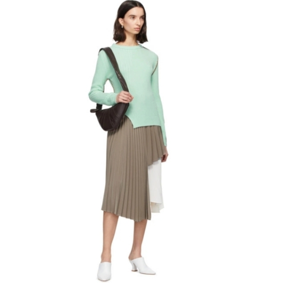 Andersson Bell Beige Melanie Double Layered Skirt